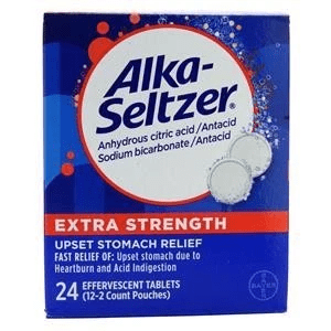 Alka-Seltzer Analgesic Extra Strength Time-Tested Fast Relief, 24ct, 4-Pack