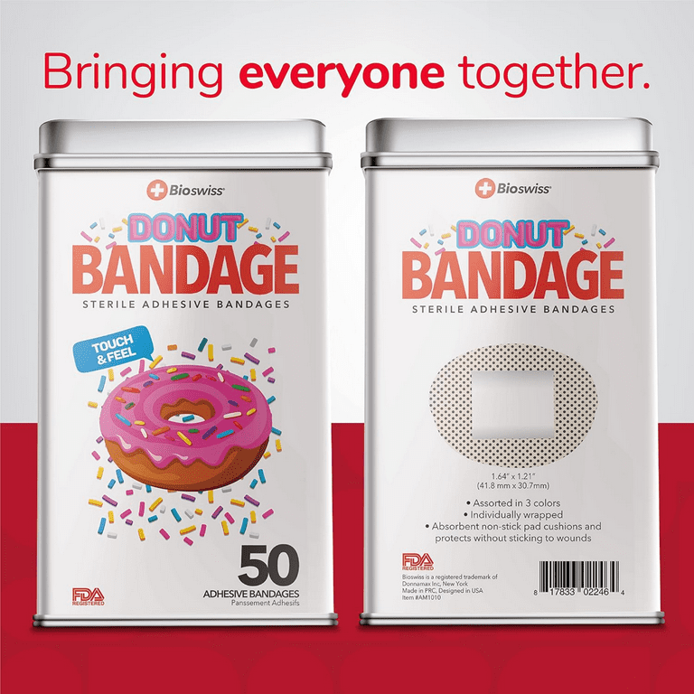 BioSwiss Bandages, Donut Shaped Self Adhesive Bandages