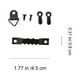thumbnail image 4 of EeaseMX Kit de 550 colgadores de cuadros resistentes, surtido de colgadores de cuadros con caja, 4 of 7