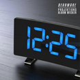 thumbnail image 3 of Radio despertador Reloj despertador con proyección Reloj despertador digital - Pantalla de proyección abatible, 3 of 4