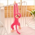 thumbnail image 3 of Anhility Long Arm Hanging Monkey Plush Toy, Watermelon Red Monkey Stuffed Animal, Playtime & Bedtime Companion, Christmas Birthday Gift for Kids, 27.56x4.72in, 3 of 7