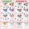 thumbnail image 4 of Kit para hacer pulseras Dowsabel con cuentas pony para joyería DIY, 4 of 6