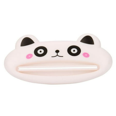 

QILIN Cartoon Pig Panda Cat Bathroom Tube Rolling Holder Squeezer Toothpaste Dispenser