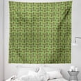 thumbnail image 1 of Ethnic Tapestry, Composition of Stripes with Ornamental Motifs Checkered Squares Illustration, Fabric Wall Hanging Decor for Bedroom Living Room Dorm, 5 Sizes, Multicolor, by Ambesonne, 1 of 1