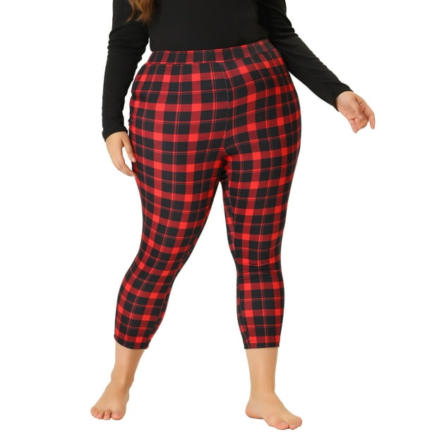 Plus size deals women's plaid pants