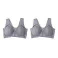 thumbnail image 3 of Sujetador Cómodo Casual Qarigey 5D Push Up Seamless Gris 6XL 2piezas, 3 of 6