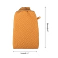 thumbnail image 4 of Unique Bargains Gloves Bath Towel for bathroom 14x24cm 1 Pc Turmeric, 4 of 6