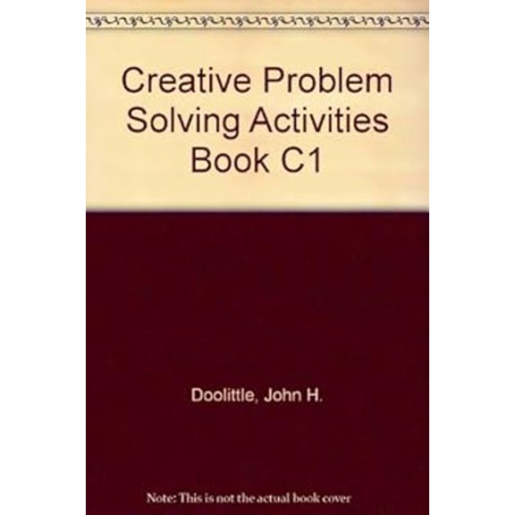 Pre-Owned Creative Problem Solving Activities C1 (Paperback) 9780894556319