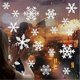 thumbnail image 4 of Pegatinas de pared de Navidad con copos de nieve, calcomanías de vidrio para ventana, decoraciones navideñas para el hogar, Año Nuevo, Navidad, 2020, 36 unids/lote, 4 of 4