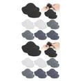 thumbnail image 4 of Guardoinrt 16 Pcs Patchs de Réparation de Talon pour Espadrilles en PU Résistants aux Rayures Couture Fine Ligne Lisse Auto-Adhésifs 2Ensemble, 4 of 6