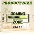 thumbnail image 2 of CCOCC Glow in the Dark Stickers,Glowing Night Effect Gaming Room Decor,Gaming Zone Graphics Wall Decor for Bedroom,Green, 2 of 7
