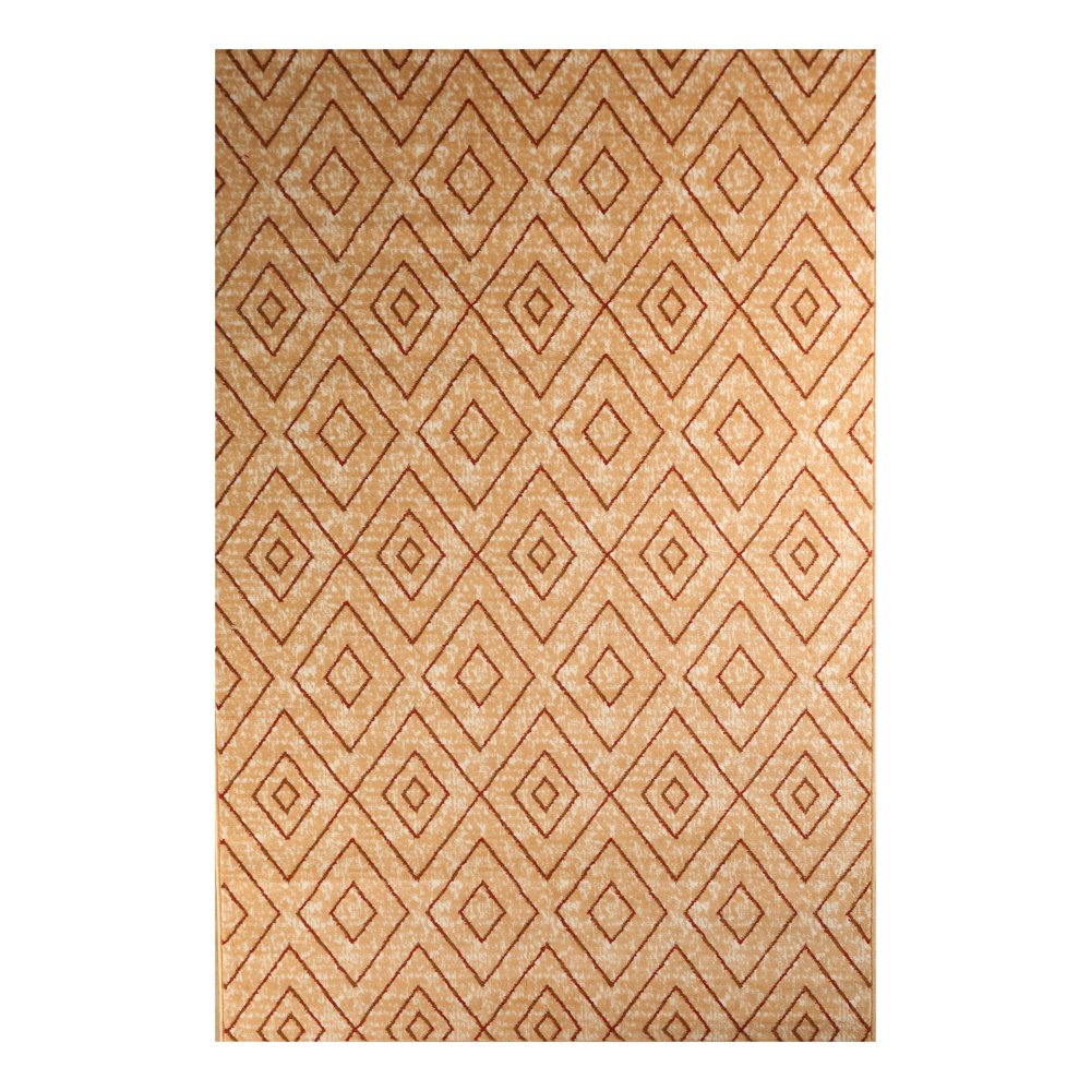 Furnish My Place Diamond Pattern Area Rug 5 ft. x 8 ft., Beige, Rug