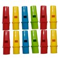 thumbnail image 4 of WEUVEB 25Pcs Kids Pan Flute Random Color ABS Cylinder Shape Childhood Fun, 4 of 8