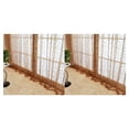 thumbnail image 4 of Billuyoard Home Apartment Romantic Window Curtain Replacement Full Flocking Drape Living Bedroom Protection Room Soft Privacy café 2piezas, 4 of 6