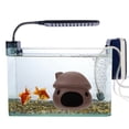 thumbnail image 2 of Aquarium Mushroom House Fish Tank Landscape Decor Shrimp Shelter Coffee Color, 2 of 6