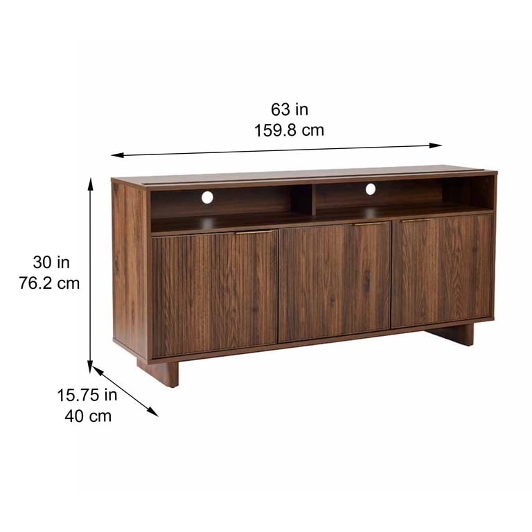 Better Homes & Gardens Lillian Fluted TV Stand for TVs Up to 70 in