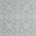 thumbnail image 4 of VCNY Home Fair Isle 4-Piece Grey Cotton Flannel Bed Sheet Set, King - Deep Pocket, 4 of 6