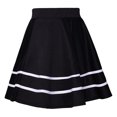 thumbnail image 5 of Comfortable Polyester A Line Skirt Trendy Black And White Stripes Fashion Beach Skirts Dress For Various Occasion, 5 of 7