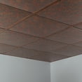 thumbnail image 3 of FASÄDE Border Fill  Decorative Vinyl 2ft x 2ft Lay in Ceiling Panel in Copper Fantasy (5 Pack), 3 of 6