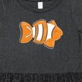 thumbnail image 4 of Inktastic Clown Fish Girls Toddler Dress, 4 of 5