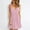Pink, variant on Deals of The Day! Abomasnow Clearance Women's Summer Dresses 2025 V Neck Spaghetti Strap Tiered Puff Sleeveless Casual A-Line Babydoll Flowy Mini Dress