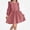 Pink, variant on Teylalorva Girl's Dresses (3-8), Crew Neck Long Sleeve Casual Dresses Soft Comfort Daily Outfit Indoor Outdoor Wearing Brown Size 110