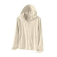 thumbnail image 5 of Women's UPF 50+ Swim Cover Up Sun Protection Hoodie SPF Lightweight Jacket Long Sleeve Beach Ups for Women, 5 of 8