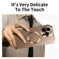 thumbnail image 3 of Allytechgroup Luxury Alloy Frame iPhone 14 Pro Case with Magnetic Ring, Slim Matte Full Camera Protection Anti-Fingerprint Phone Case Cover for Apple iPhone 14 Pro,Titanium, 3 of 6