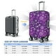 thumbnail image 4 of Fotbe Purple Snowflakes Funda Protectora para Equipaje, Antirrayones y Resistente a la Suciedad, Compatible con Maletas de 18 a 32 Pulgadas-X-Large, 4 of 7