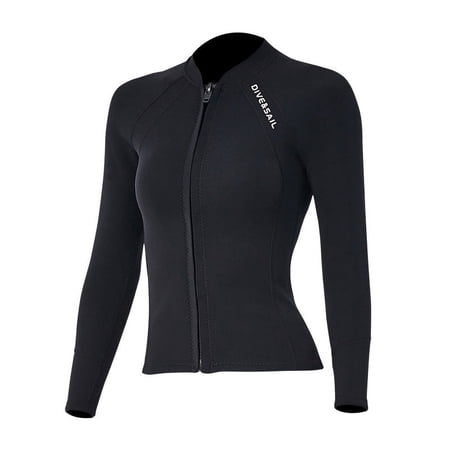 Sport Womens/Man 2mm Neoprene Wetsuit Top Dive Wetsuit for Men Women, UV Protection