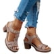 thumbnail image 4 of MKLEKYY Sandalias Antiderrapantes para Mujer, Cómodas Sandalias de Verano Con Punta Abierta y Tacón Con Hebilla, Estilo Informal para Uso Diario, 4 of 4