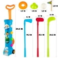 thumbnail image 4 of Liberry Kids Golf Clubs Set, Indoor Outdoors Sports Toy for Toddler Boys Girls Ages 2 3 4 5, 4 of 7