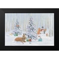 thumbnail image 2 of Adams, Emily 14x11 Black Modern Framed Museum Art Print Titled - Christmas Critters Bright I, 2 of 5