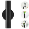 thumbnail image 6 of 3pcs Wall Mounted Metal Vases Black Wall Pocket Flower Tubes for Home Decor Plant Display, 6 of 8