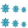 thumbnail image 1 of Gran fiesta 3D 6 guirnaldas colgantes Navidad copo de nieve hogar decoraciones de invierno Wmkox8yii  gf5795, 1 of 1