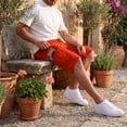 thumbnail image 6 of IAJDKMEK Men's Cargo Shorts with Pockets - 4-Pocket Hiking Shorts, Adjustable Running Shorts, and Gym Workout Shorts for Fitness Enthusiasts,Saffron M, 6 of 8