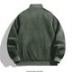 thumbnail image 4 of Puntoco Chaqueta Deportiva De Manga Larga De Pana Con Bolsillos Con Cremallera Y Cuello Alto Informal Para Hombre, 4 of 4