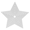 thumbnail image 1 of Metal Cutting Die Fivepointed Star Shape Emboss Stencil Album Decorative Etched Dies for DIY Craft Paper Card Making, 1 of 5