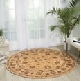 thumbnail image 2 of Nourison Nourison 2000 48" Round Wool Indoor Rug in Camel Beige Persian, 2 of 5