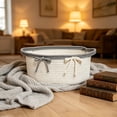thumbnail image 5 of Tunhigl Cotton Rope Woven Storage Basket, Multi-Purpose Household Organizer Bin for Bedroom Living Room Sundries, 5 of 5