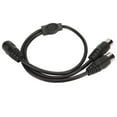 thumbnail image 1 of Cable Din Hembra De 5 Pines A 2 Macho De 5 Pines, Cable Adaptador DIN Y De 5 Pines, 1 Entrada, 2 Salidas, 5 Núcleos Flexibles Para Estudios Domésticos, 1 of 7