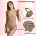 thumbnail image 4 of APEXFWDT Shapewear Bodysuit Tummy Control Body Shaper for Women Seamless V-Neck Camisoles with Built-in Bra Bodysuit Tops Body Shaper, 4 of 7