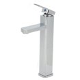thumbnail image 3 of Grifo para lavabo, baño, lavado de cara, cuadrado, acero inoxidable frío y caliente, cromado, orificio único, 3 of 14