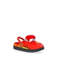 thumbnail image 3 of Disney Cars Toddler Boys' 3D Character Slippers with Back Strap, 3 of 7