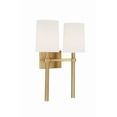 thumbnail image 7 of Crystorama Bromley 2 Light Vibrant Gold Wall Mount - 13.75'' W x 18.37'' H x 7.125'' D, 7 of 7