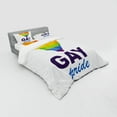 thumbnail image 3 of Ambesonne Rainbow Bedding Set 3 Pcs, Gay Culture Heart, Twin, Multicolor, 3 of 3