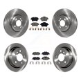thumbnail image 1 of Transit Auto Front Rear Disc Brake Rotors and Semi-Metallic Pads Kit for Car 2015 Mini Cooper 2.0L 1.5L with 294mm Diameter Rotor 4 Lug Wheels K8S-102920, 1 of 11