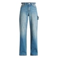thumbnail image 5 of No Boundaries Baggy Carpenter Wide Leg Jeans, 32” Inseam, Women’s Sizes 00-20, 5 of 5