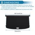 thumbnail image 6 of Retractable Cargo Cover for Infiniti QX55 2022-2025 Rear Trunk Luggage Security Shield Shade Privacy Screen Cover Parcel Shelf Waterproof Black, 6 of 7