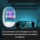 thumbnail image 4 of 4 piezas de matamoscas eléctrico, lámpara matamosquitos, mata insectos eléctrico, eléctrico con luz ultravioleta, matamoscas de interior, trampa para mosquitos para interior y exterior, 4 of 5